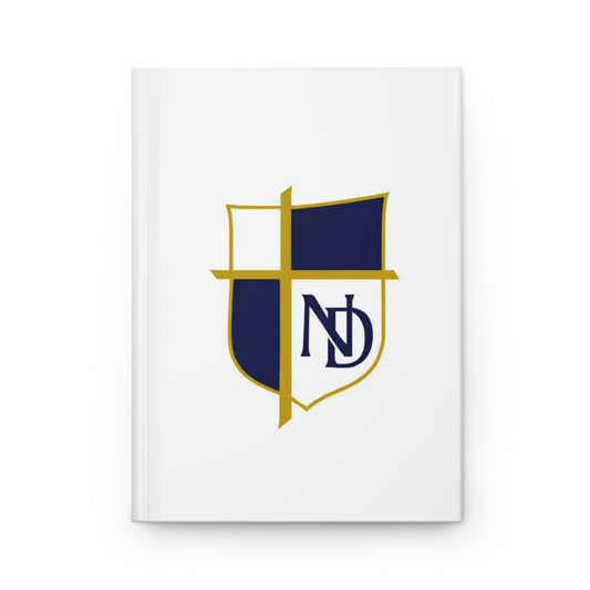 Notre Dame Catholic School - Kerrsville, TX Custom Hardcover Journal – Matte Finish Notebook with School Logo