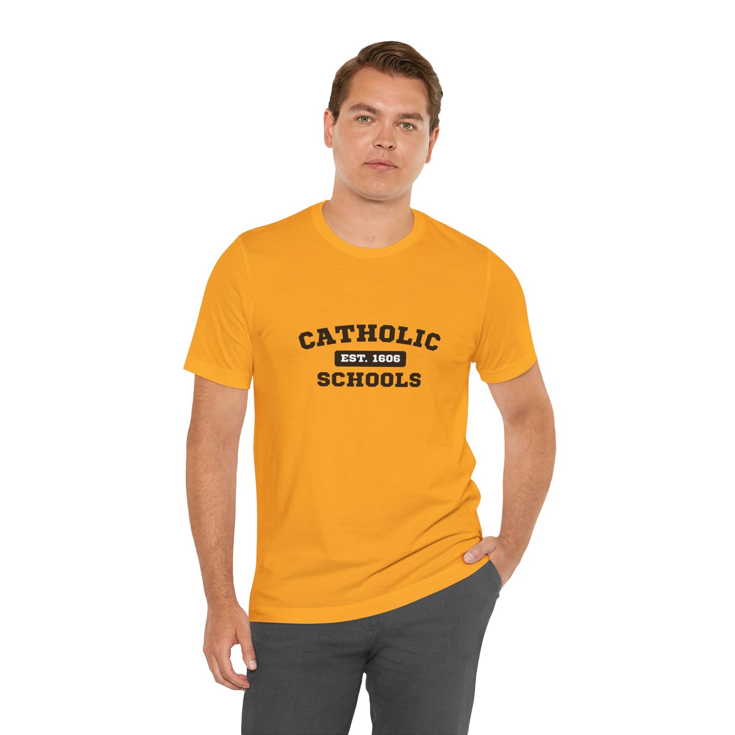 Catholic Schools Established 1606 Tee – Classic Catholic School Spirit T-Shirt