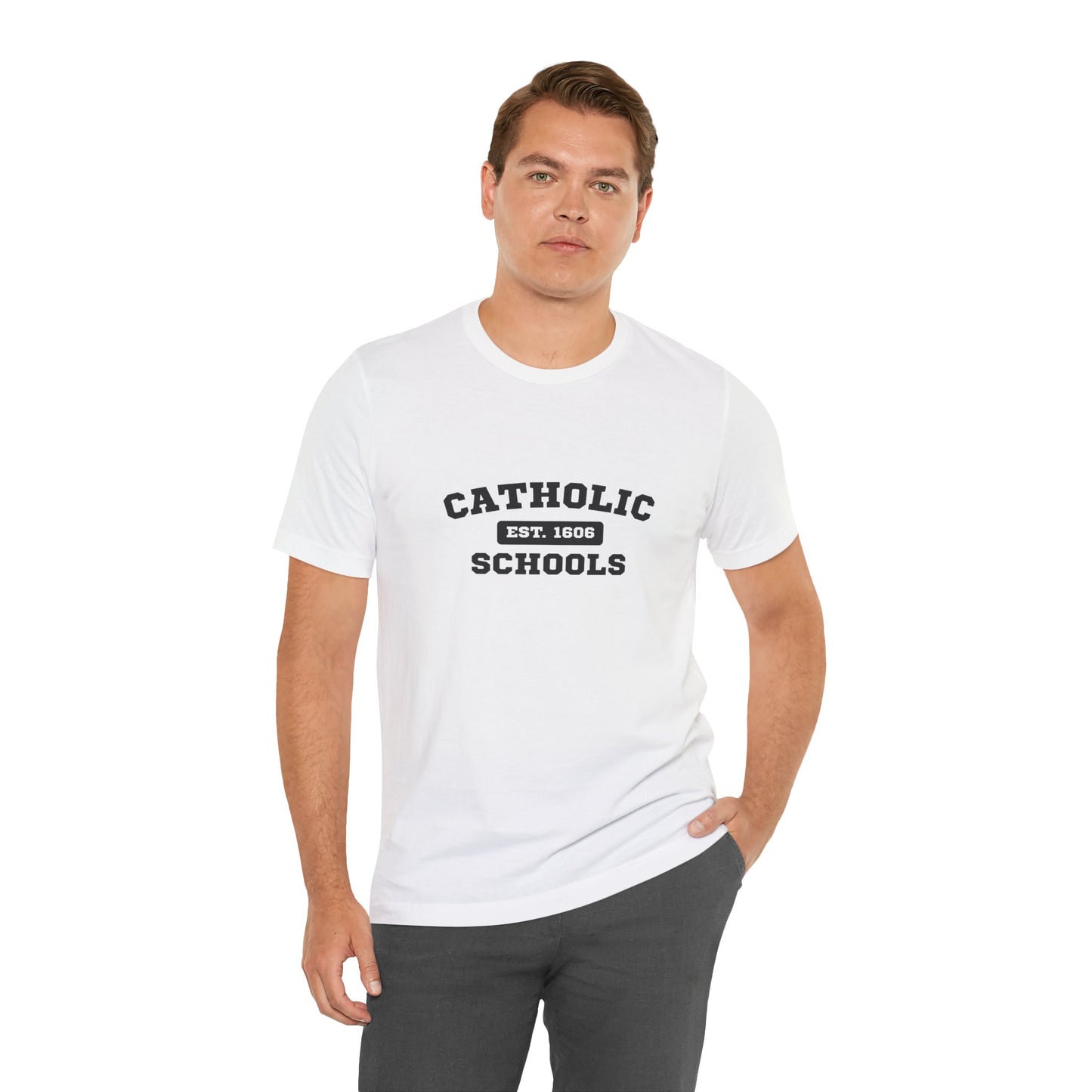 Catholic Schools Established 1606 Tee – Classic Catholic School Spirit T-Shirt