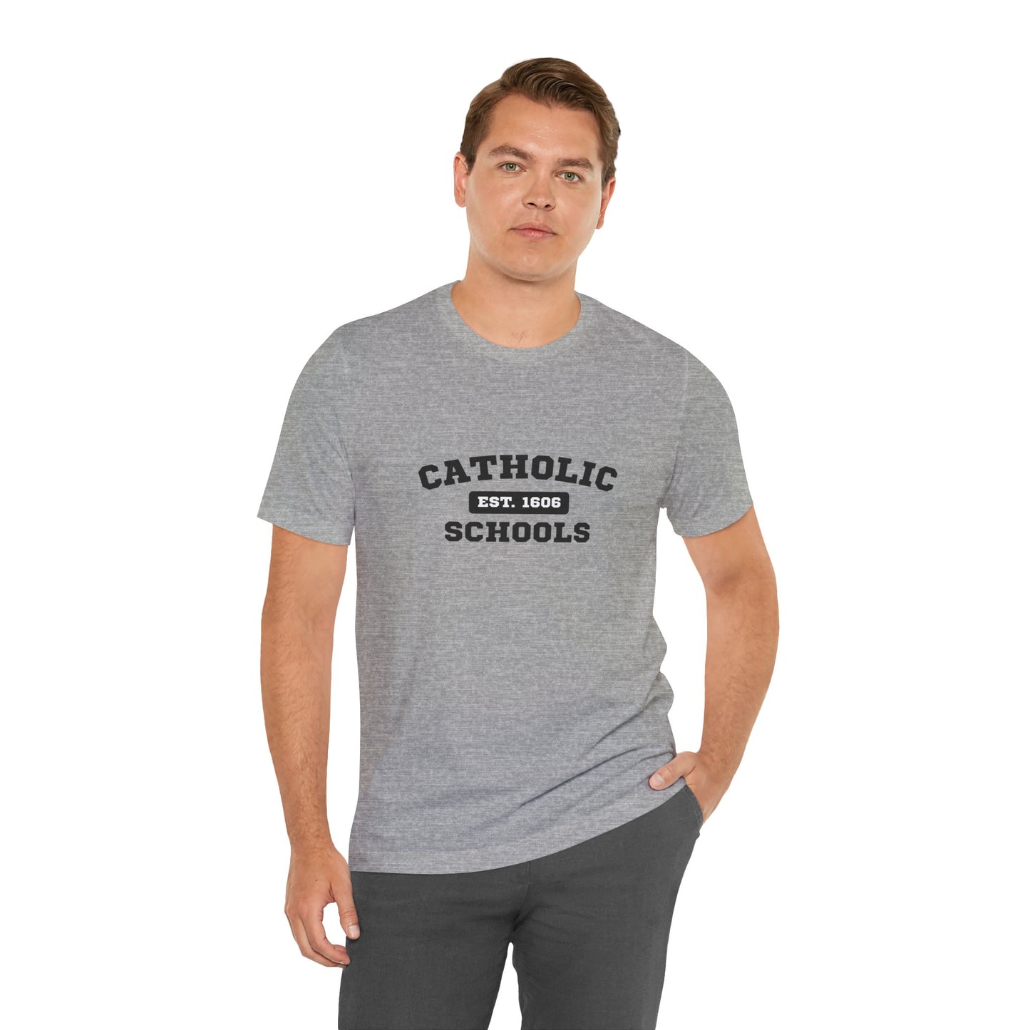 Catholic Schools Established 1606 Tee – Classic Catholic School Spirit T-Shirt