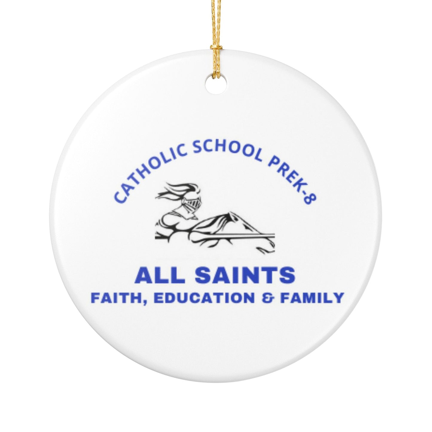 All Saints School - Cresson, PA  Ceramic Ornament