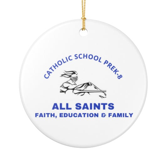 All Saints School - Cresson, PA  Ceramic Ornament