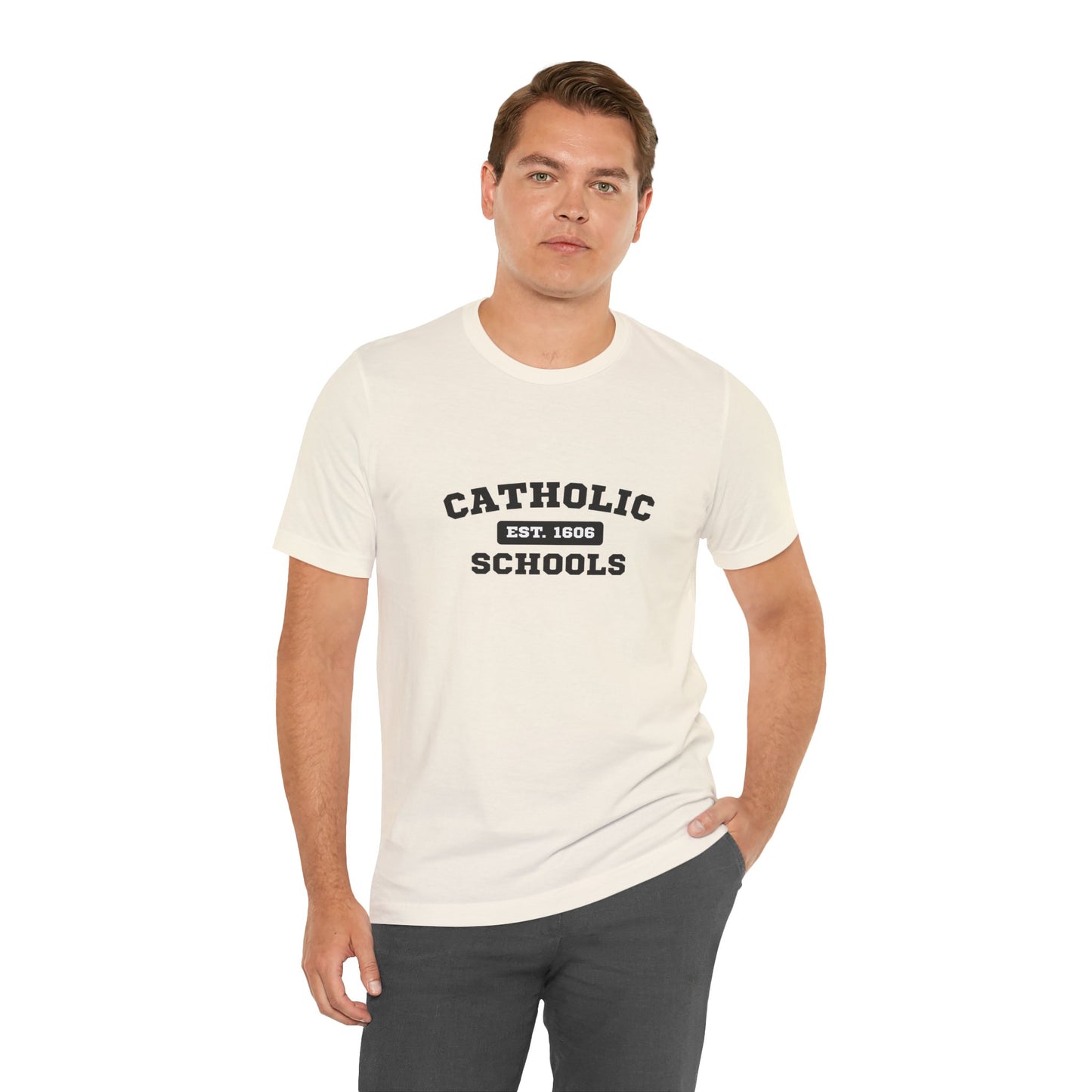 Catholic Schools Established 1606 Tee – Classic Catholic School Spirit T-Shirt