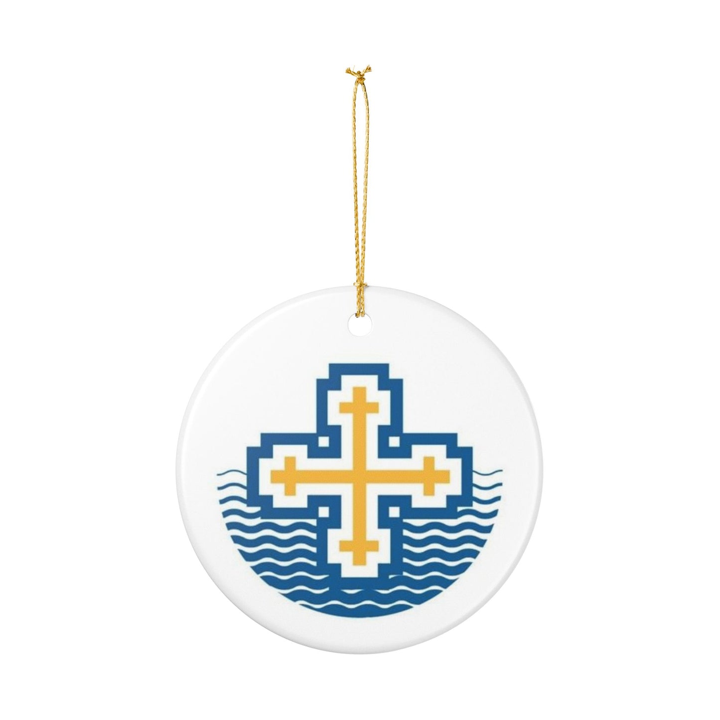Holy Cross Catholic School - Green Bay, WI  Ceramic Ornament