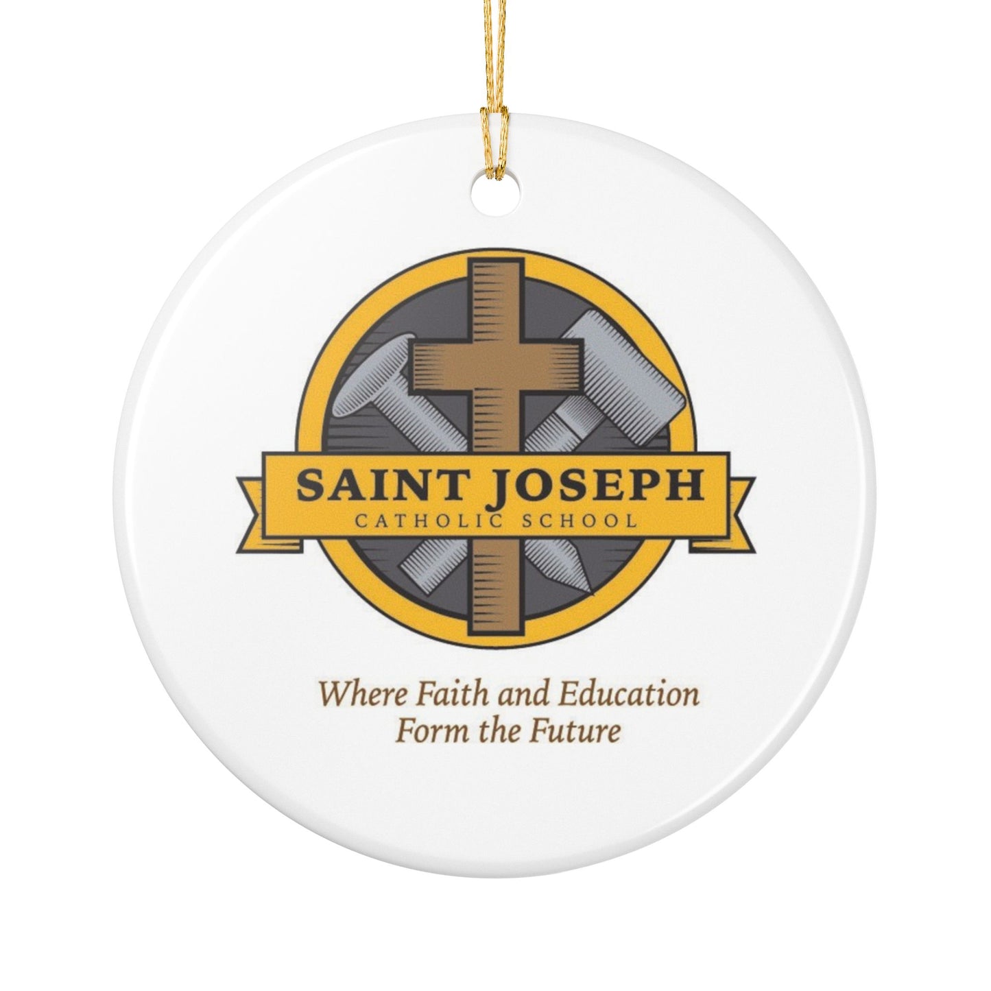 St Joseph Catholic School - Monroeville, OH  Ceramic Ornament