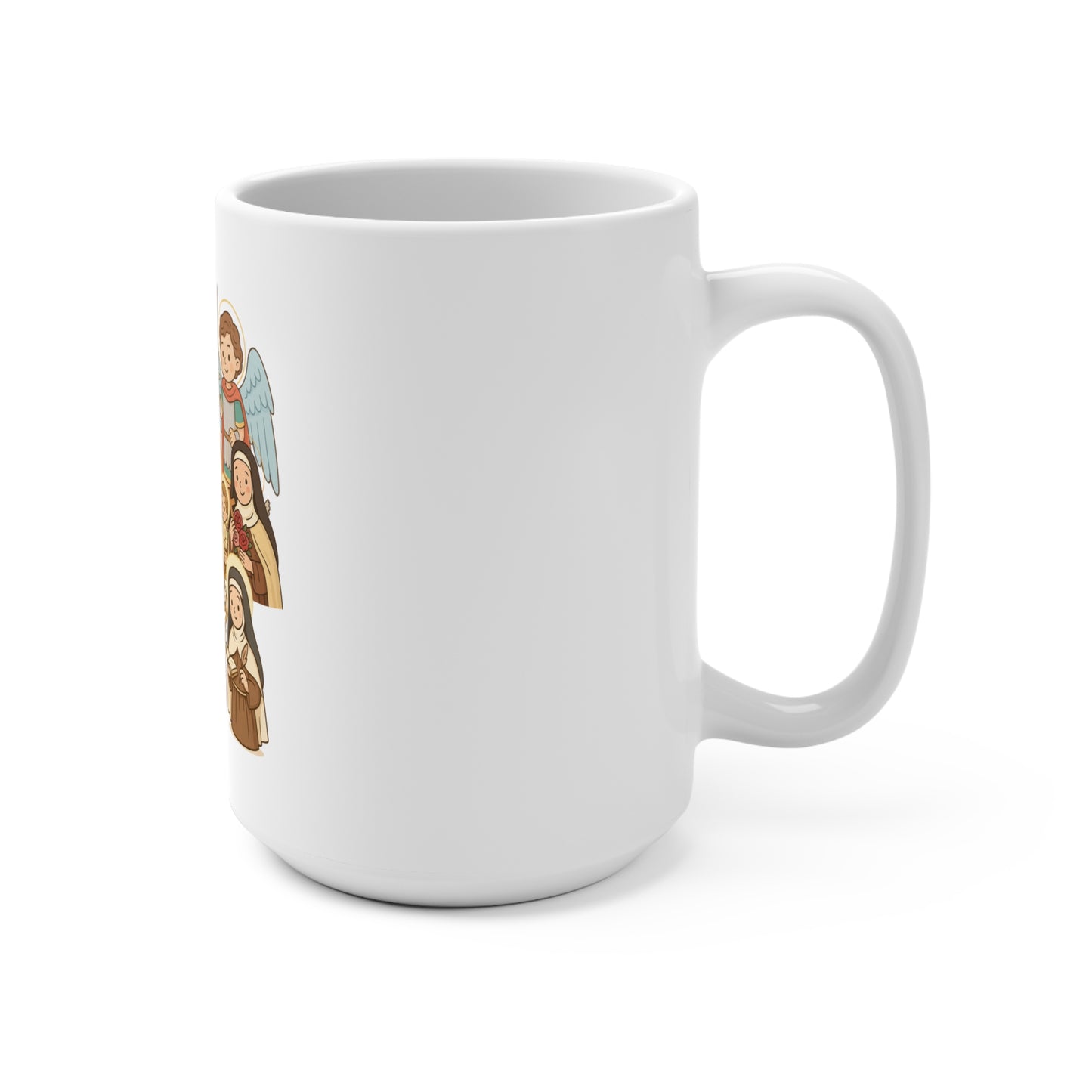 Blessed Saints Celebration Mug, 15oz Ceramic Cup