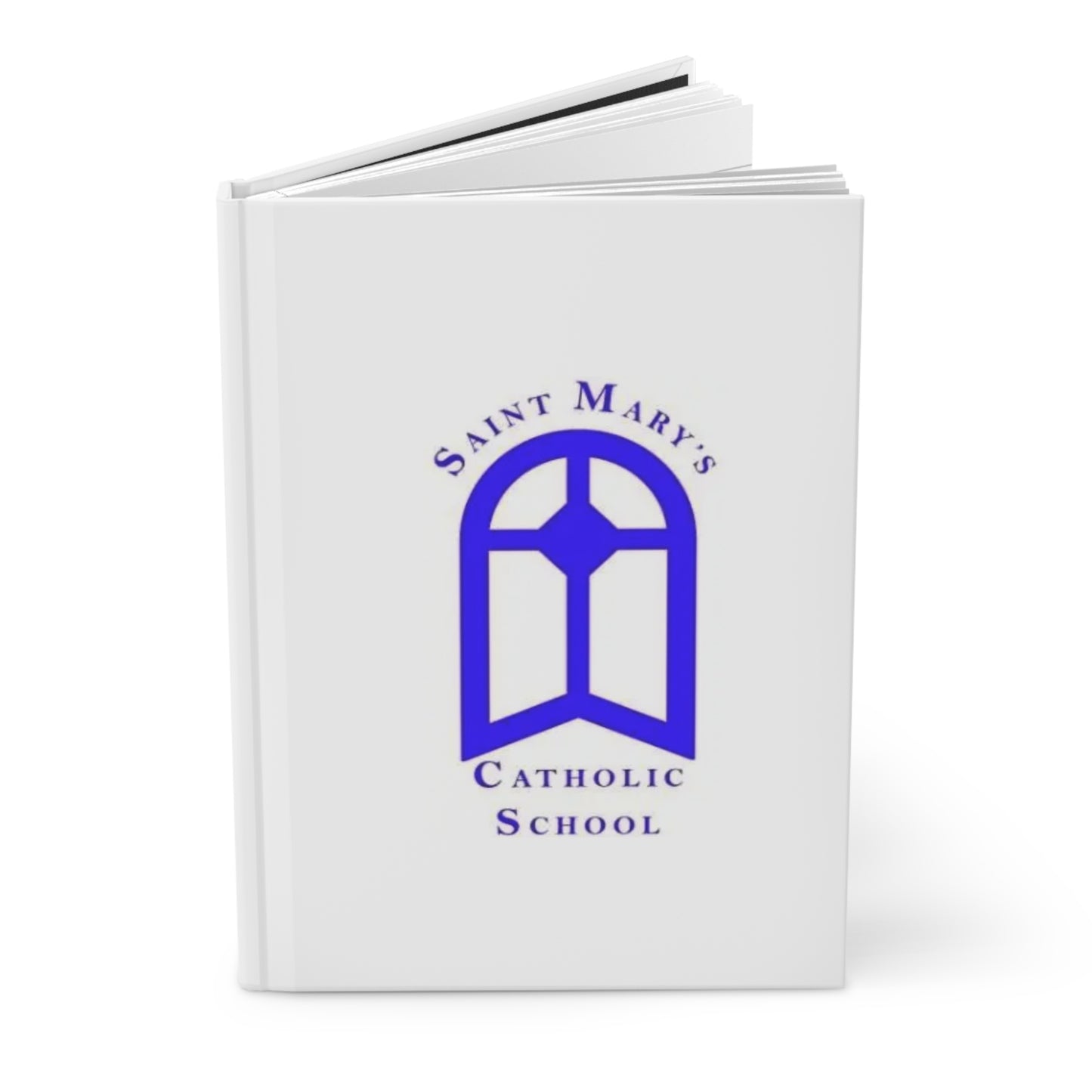 St Mary's Catholic School - Richmond, VA Custom Hardcover Journal – Matte Finish Notebook with School Logo