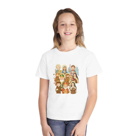 Youth All Saints Day Midweight Christian Tee
