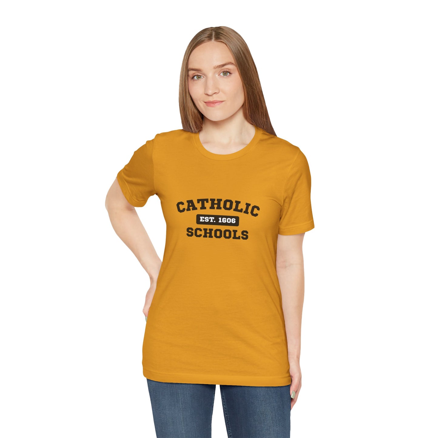 Catholic Schools Established 1606 Tee – Classic Catholic School Spirit T-Shirt