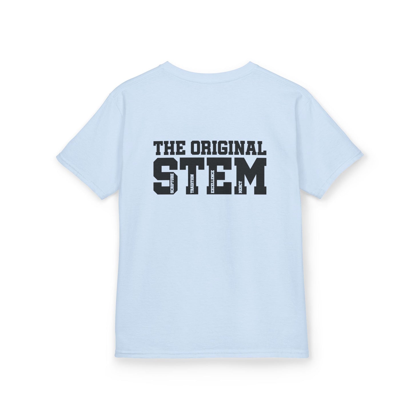 Catholic Schools Est. 1606 Kids T-Shirt – "The Original STEM: Scripture ∙ Tradition ∙ Excellence ∙ Mercy" (Catholic Schools Series)