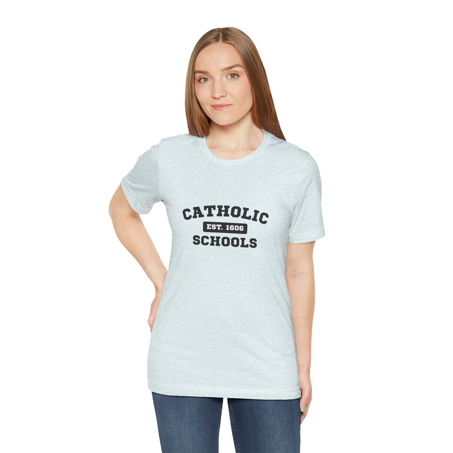 Catholic Schools Established 1606 Tee – Classic Catholic School Spirit T-Shirt