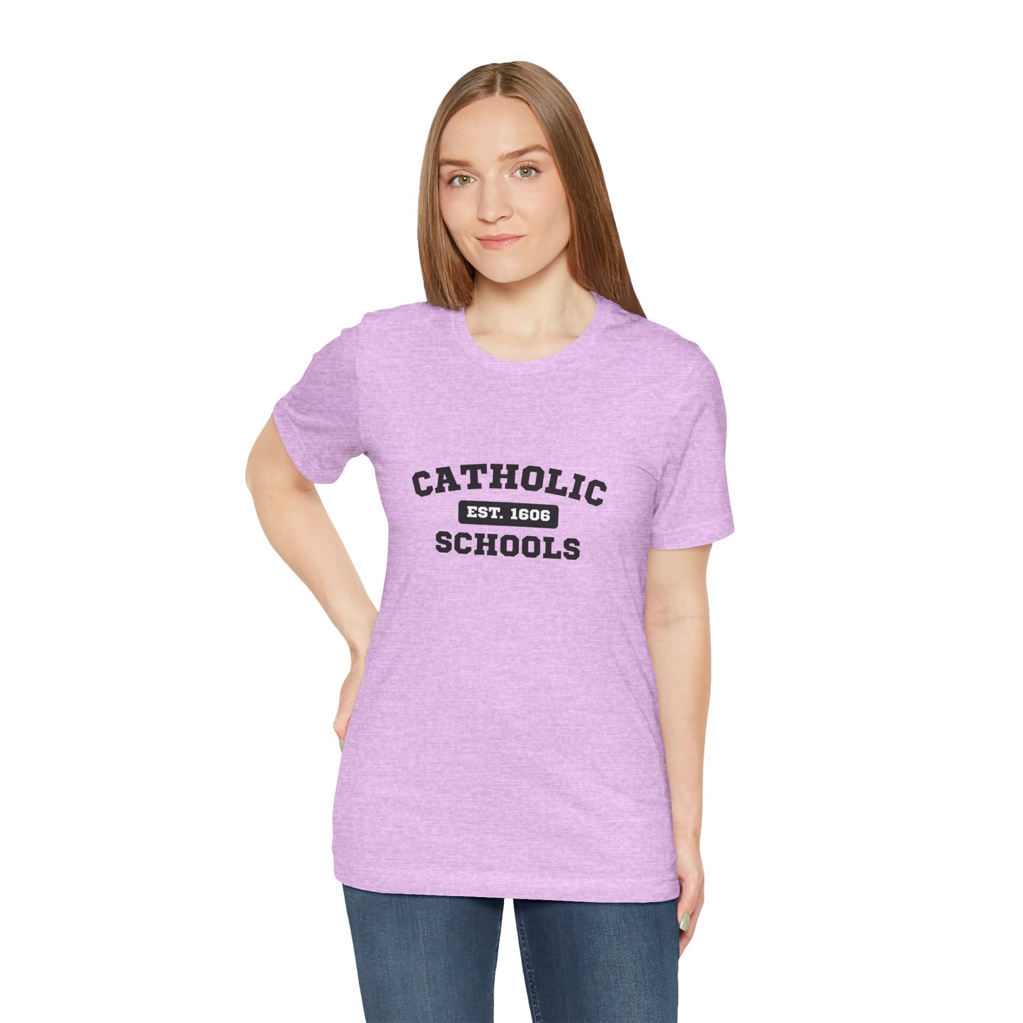 Catholic Schools Established 1606 Tee – Classic Catholic School Spirit T-Shirt