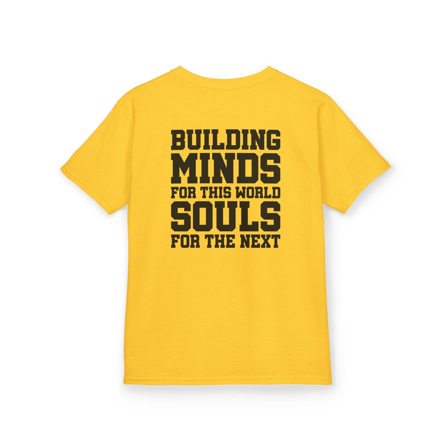 Catholic Schools Est. 1606 Kids T-Shirt – "Building Minds for This World, Souls for the Next" (Catholic Schools Series)