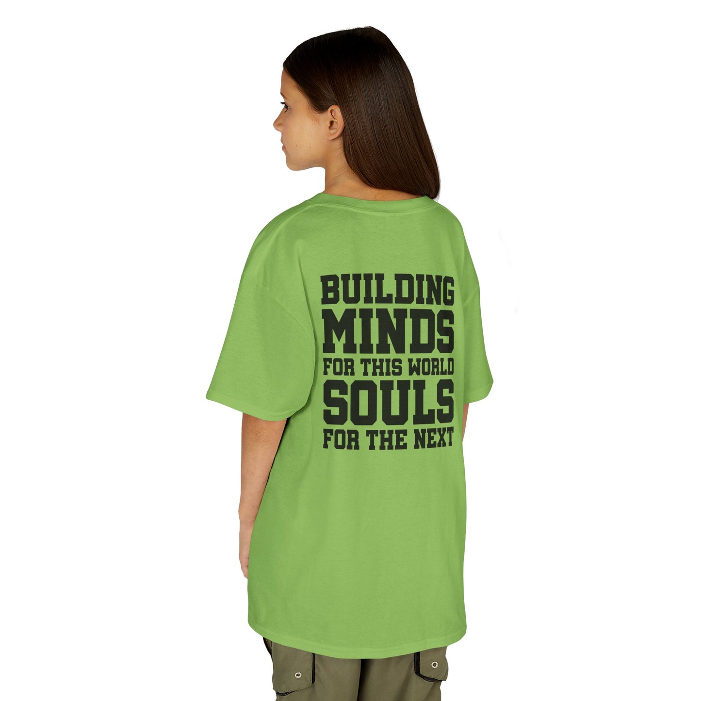 Catholic Schools Est. 1606 Kids T-Shirt – "Building Minds for This World, Souls for the Next" (Catholic Schools Series)