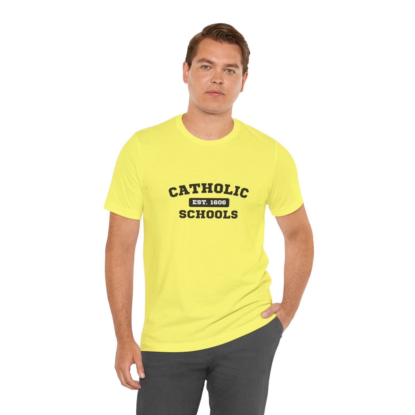 Catholic Schools Established 1606 Tee – Classic Catholic School Spirit T-Shirt