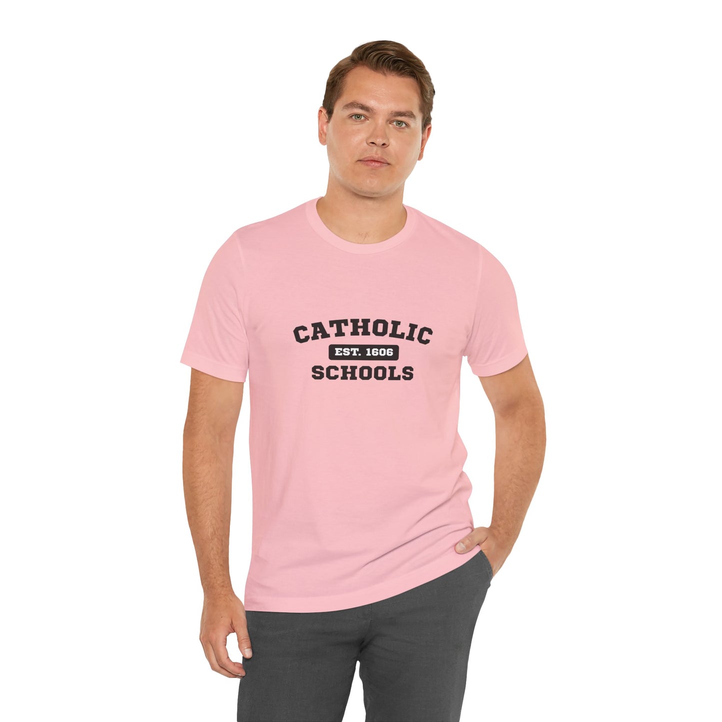 Catholic Schools Established 1606 Tee – Classic Catholic School Spirit T-Shirt
