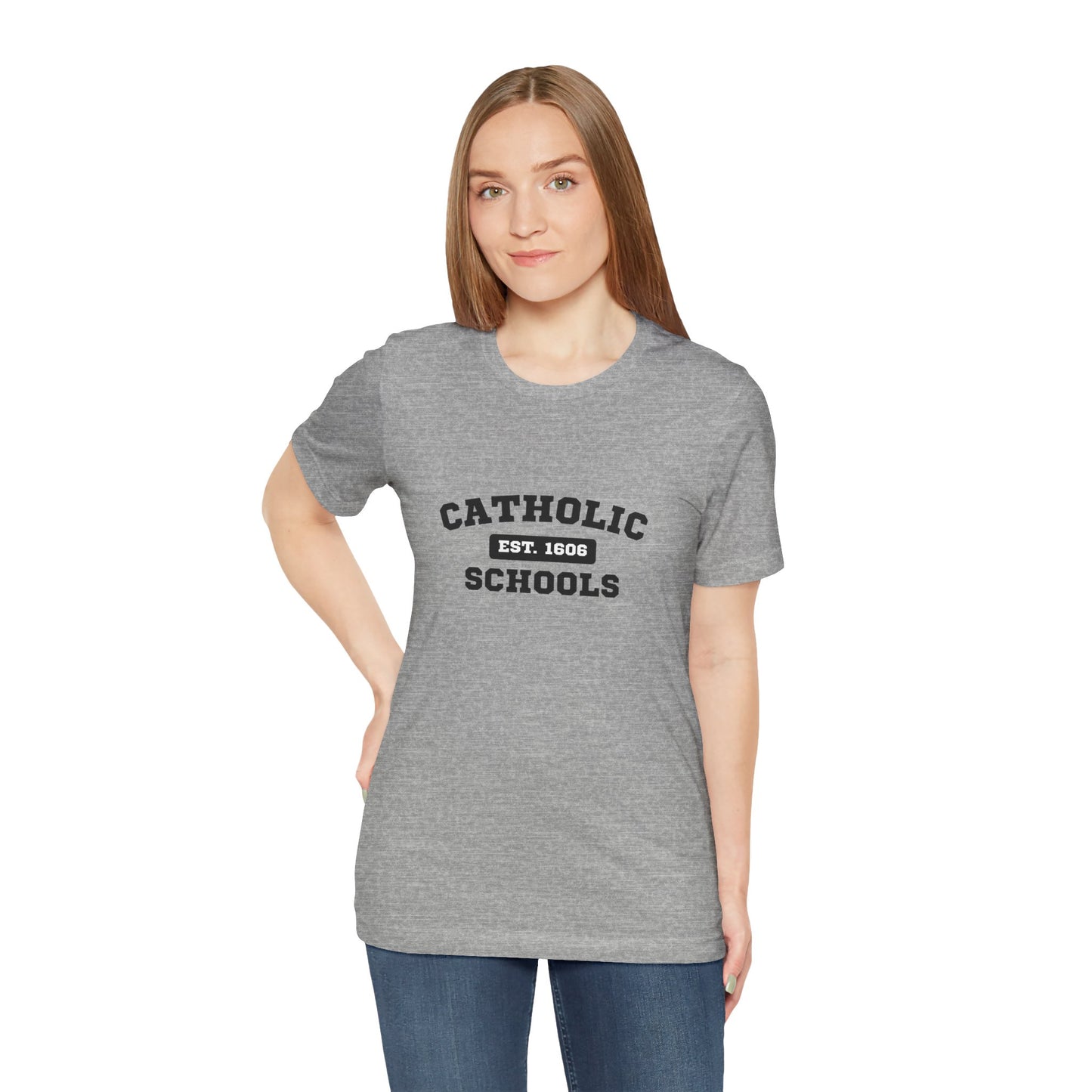 Catholic Schools Established 1606 Tee – Classic Catholic School Spirit T-Shirt