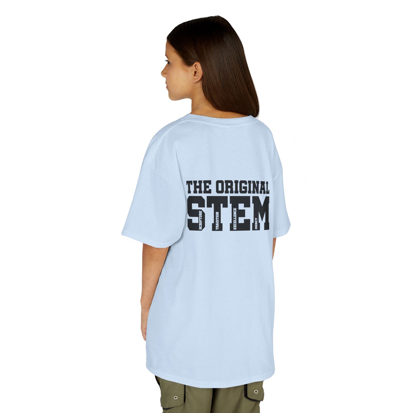 Catholic Schools Est. 1606 Kids T-Shirt – "The Original STEM: Scripture ∙ Tradition ∙ Excellence ∙ Mercy" (Catholic Schools Series)