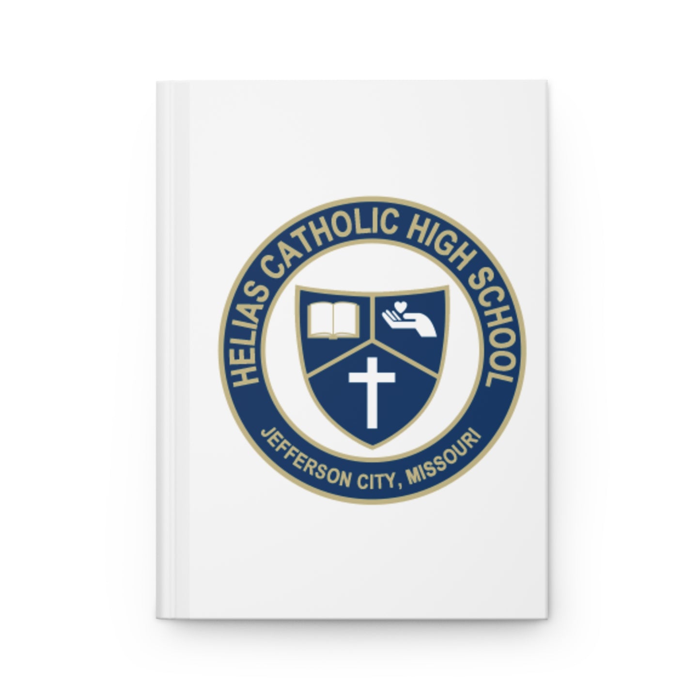 Helias Catholic High School - Jefferson City, MO Custom Hardcover Journal – Matte Finish Notebook with School Logo