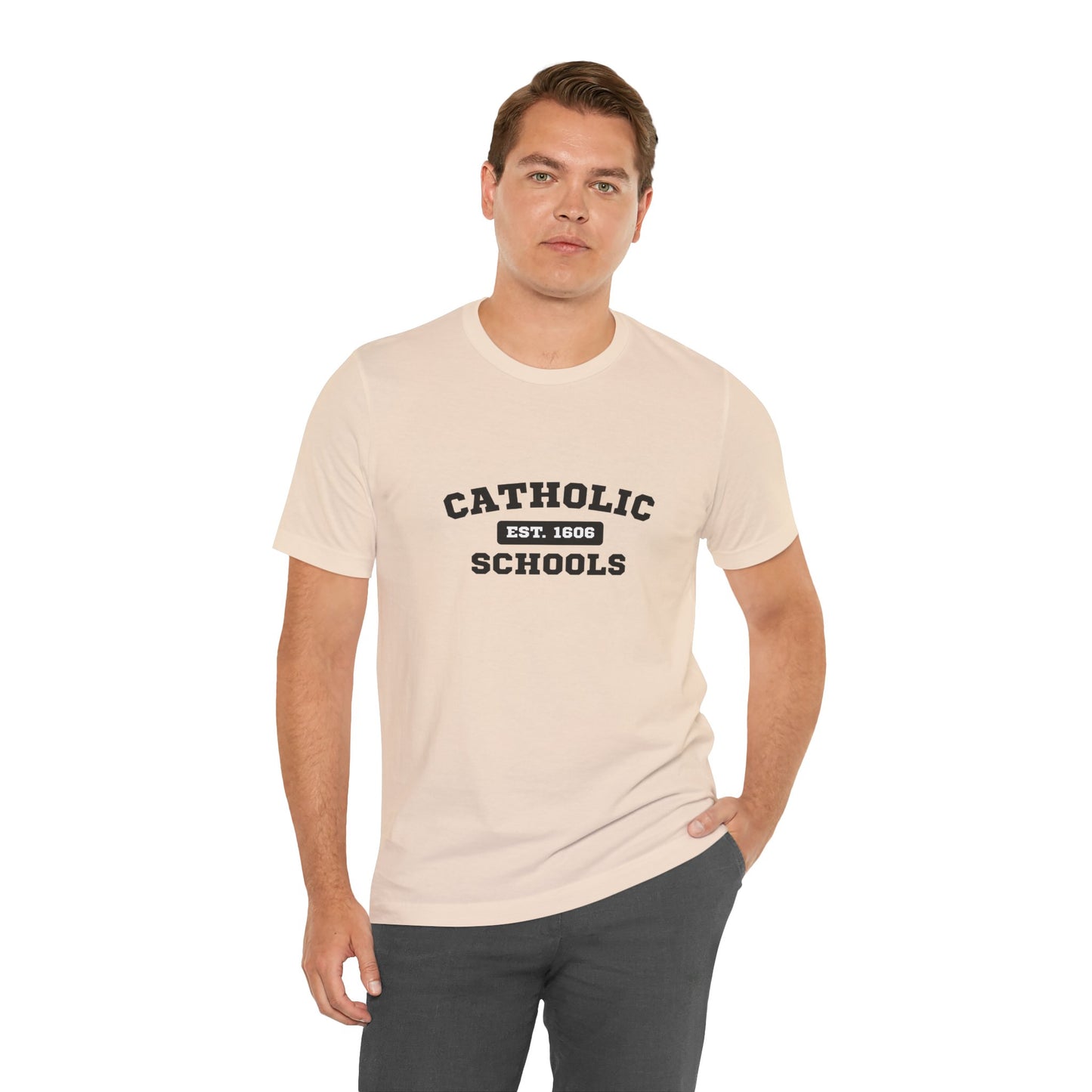 Catholic Schools Established 1606 Tee – Classic Catholic School Spirit T-Shirt