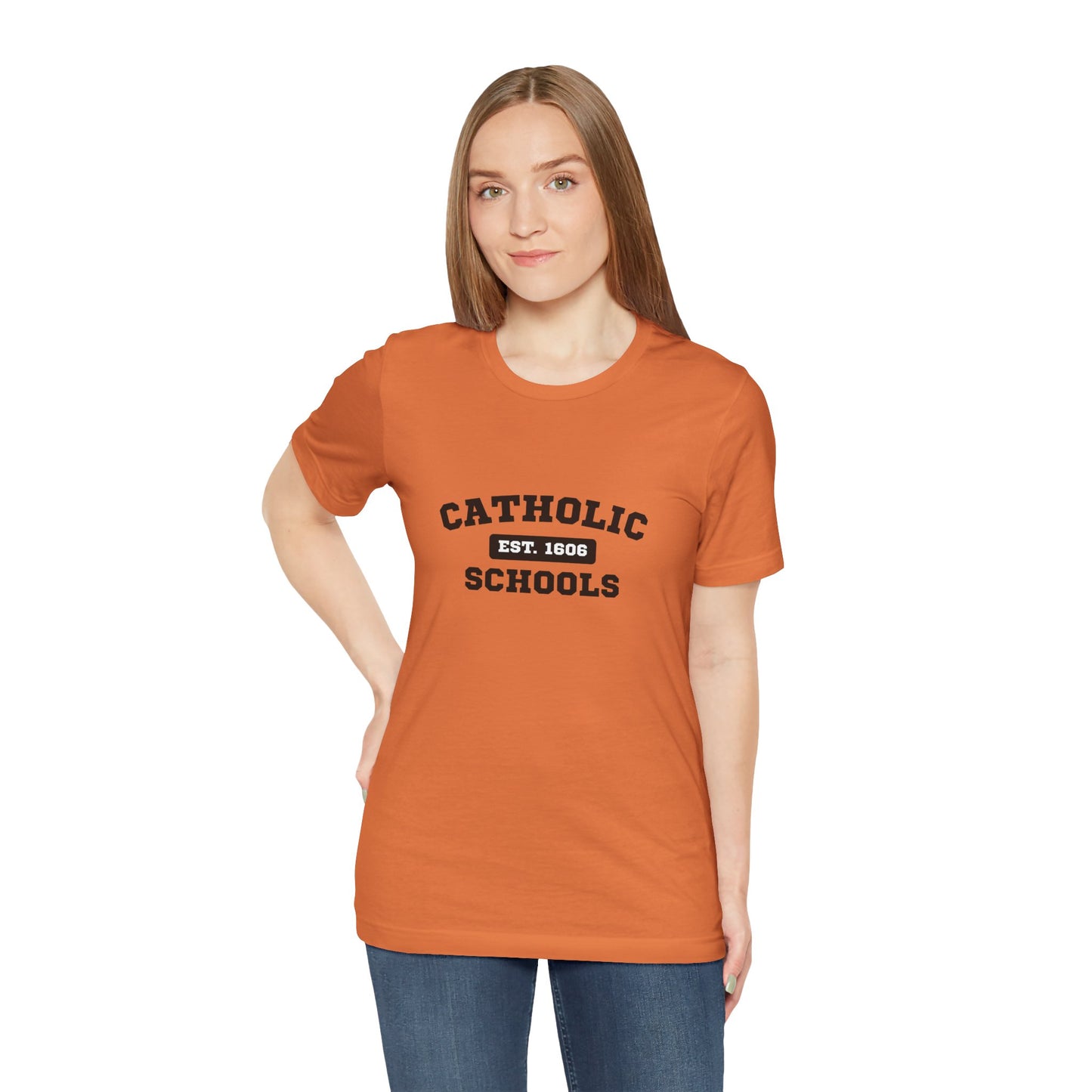 Catholic Schools Established 1606 Tee – Classic Catholic School Spirit T-Shirt