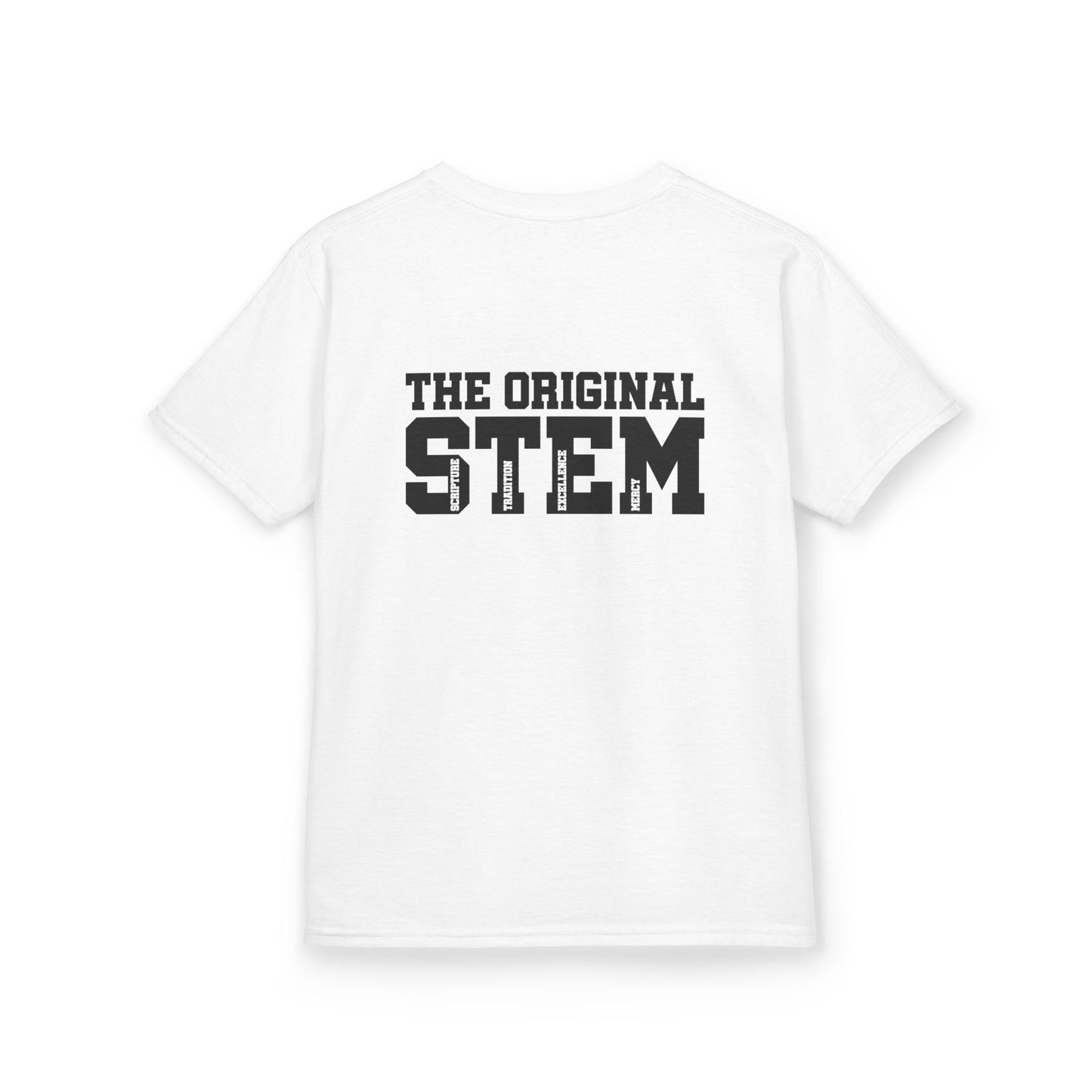 Catholic Schools Est. 1606 Kids T-Shirt – "The Original STEM: Scripture ∙ Tradition ∙ Excellence ∙ Mercy" (Catholic Schools Series)