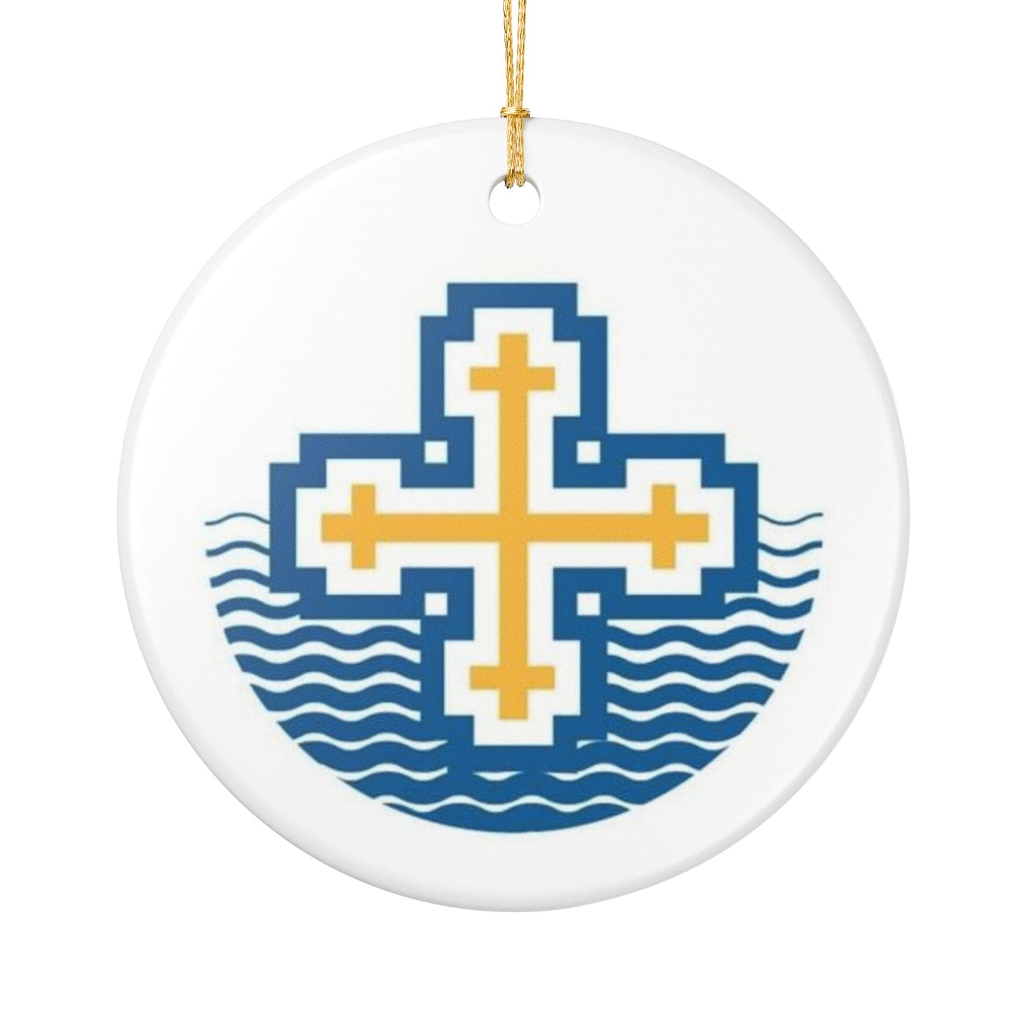 Holy Cross Catholic School - Green Bay, WI  Ceramic Ornament
