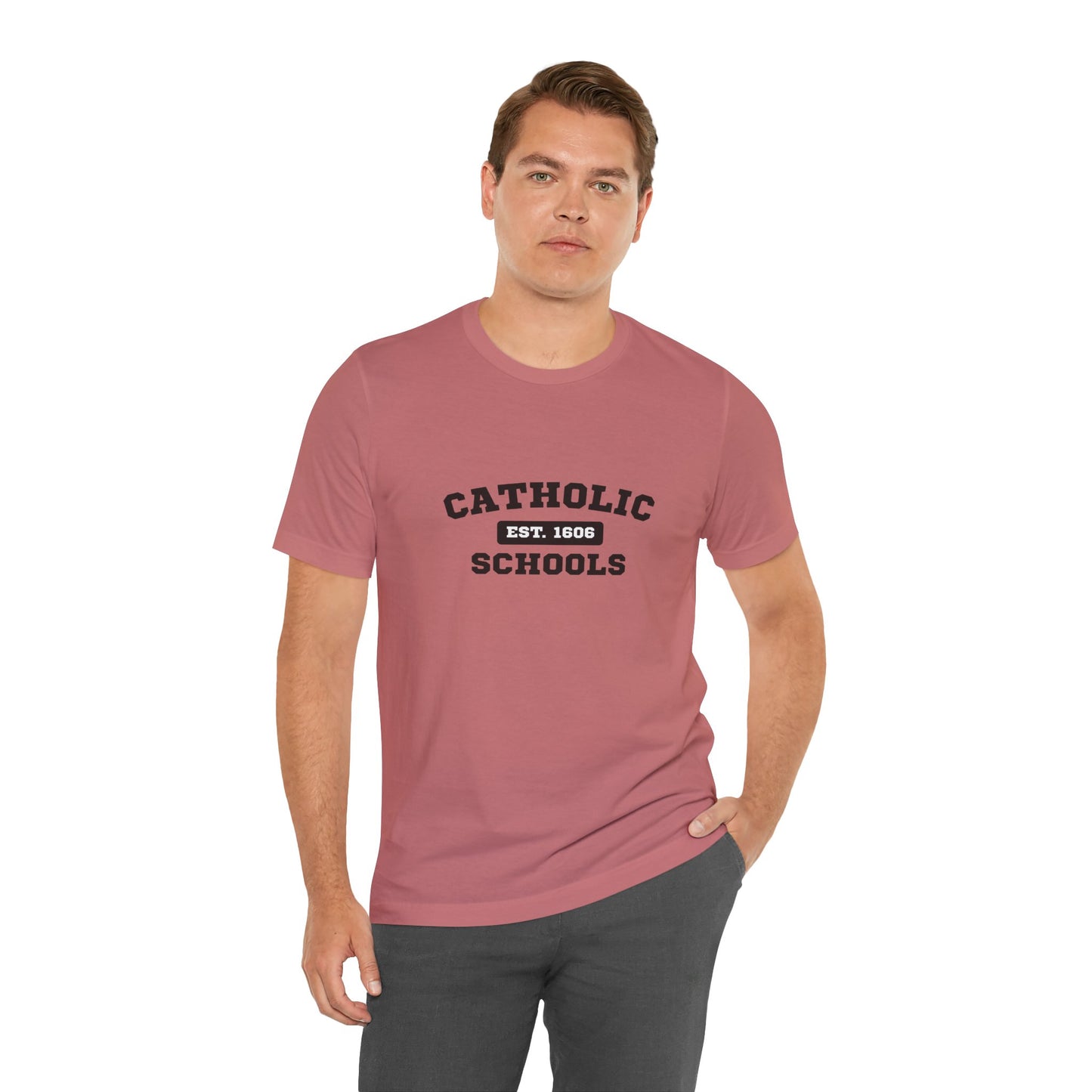 Catholic Schools Established 1606 Tee – Classic Catholic School Spirit T-Shirt