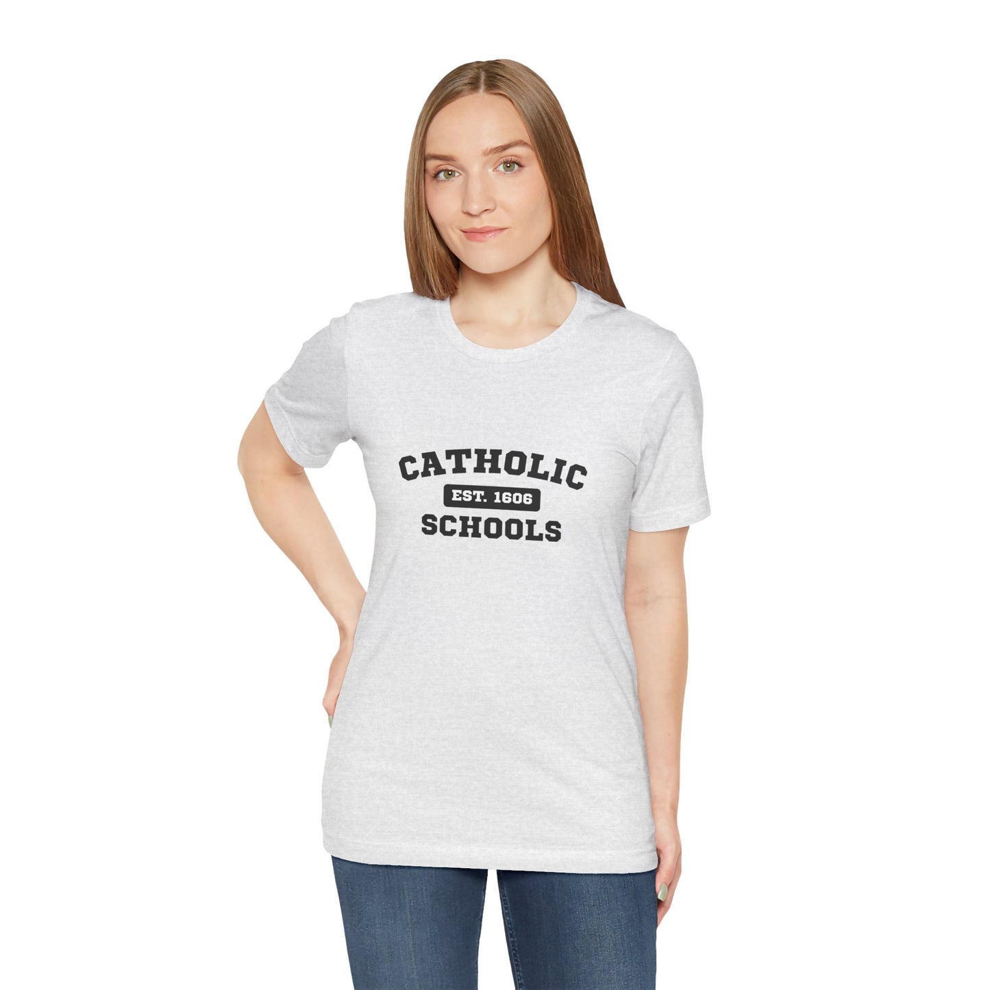 Catholic Schools Established 1606 Tee – Classic Catholic School Spirit T-Shirt