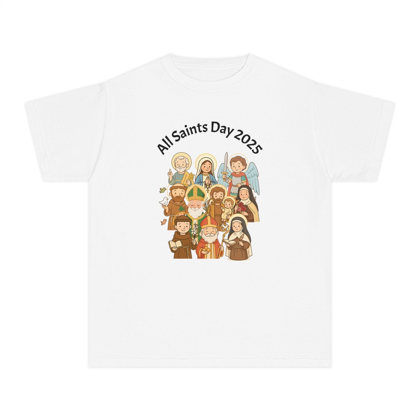Youth All Saints Day Midweight Christian Tee