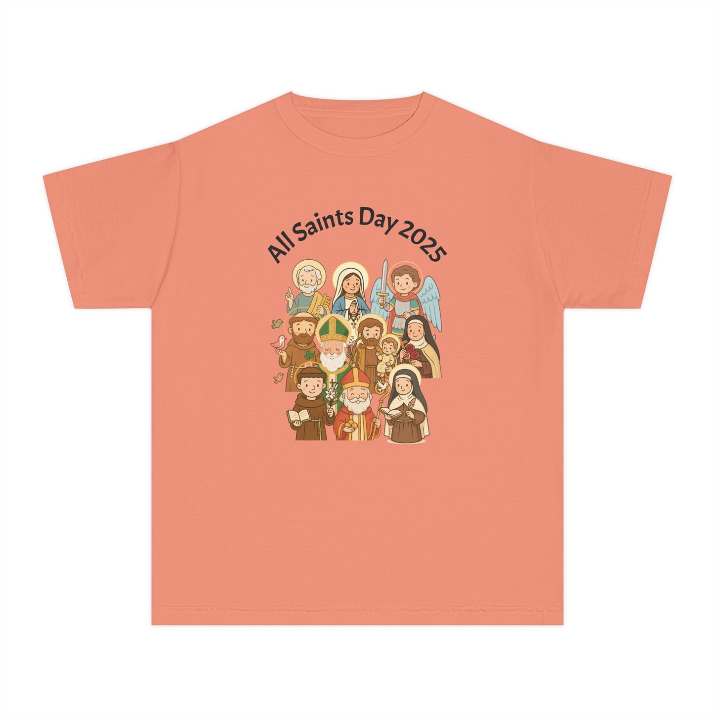 Youth All Saints Day Midweight Christian Tee