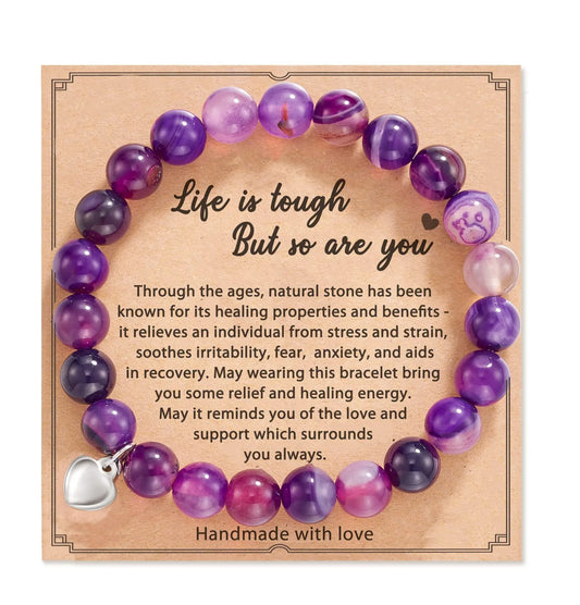 Harmony Zebra Bead Bracelet