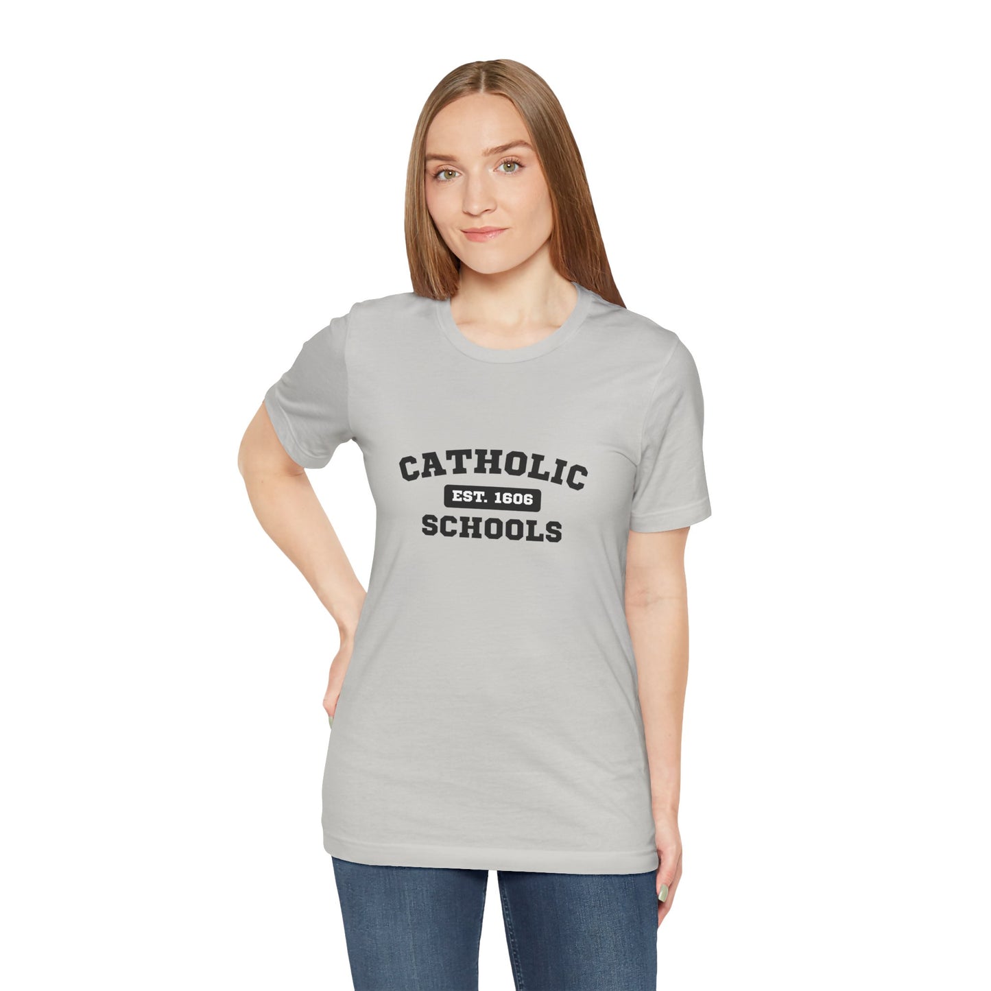 Catholic Schools Established 1606 Tee – Classic Catholic School Spirit T-Shirt