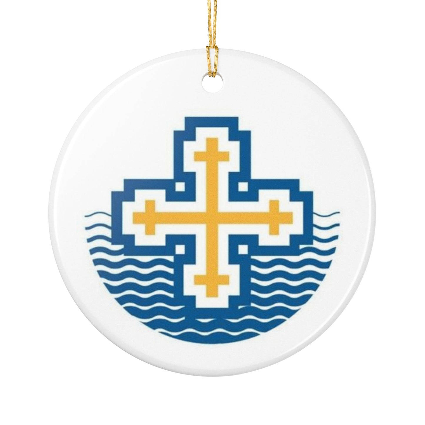 Holy Cross Catholic School - Green Bay, WI  Ceramic Ornament