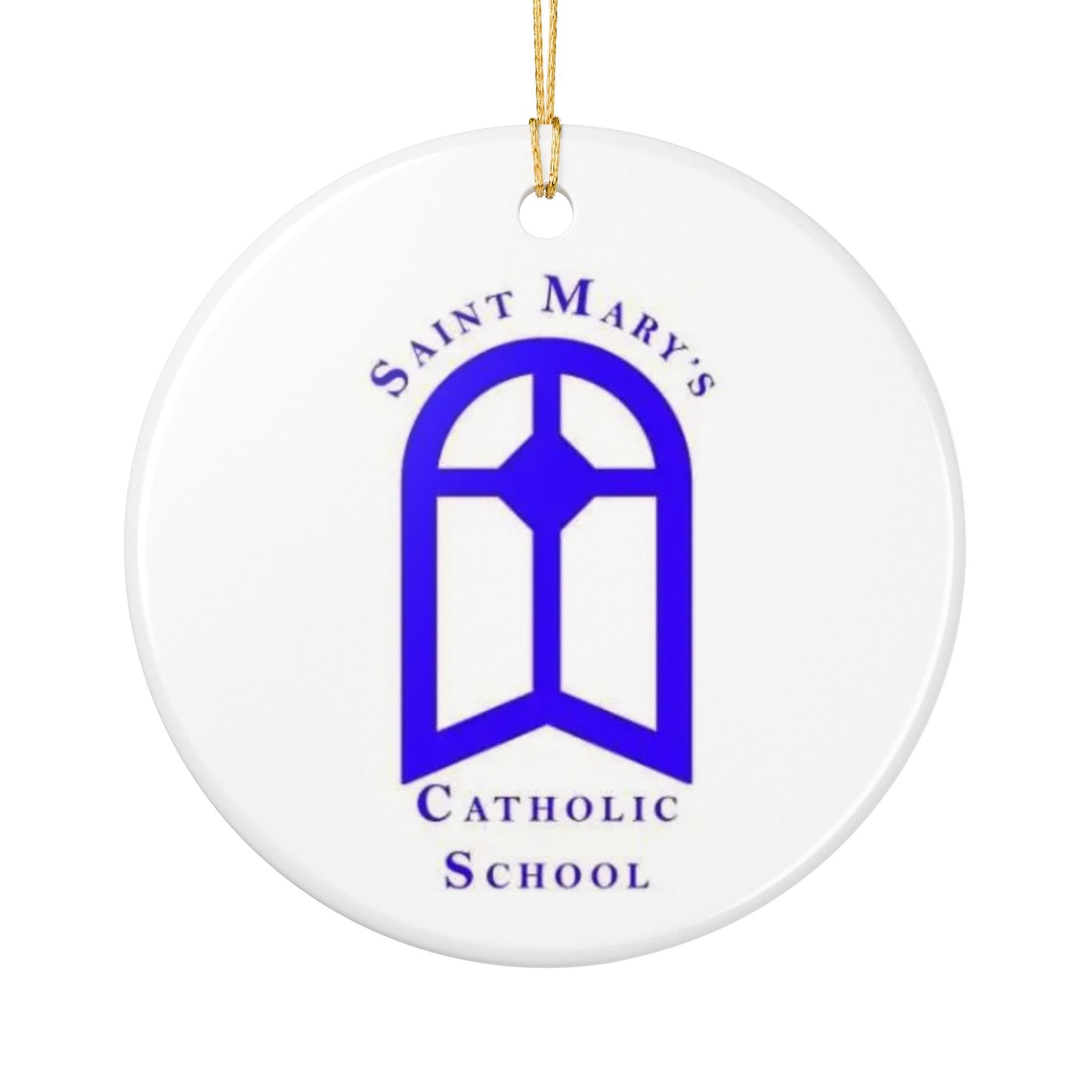 St Mary's Catholic School - Richmond, VA  Ceramic Ornament