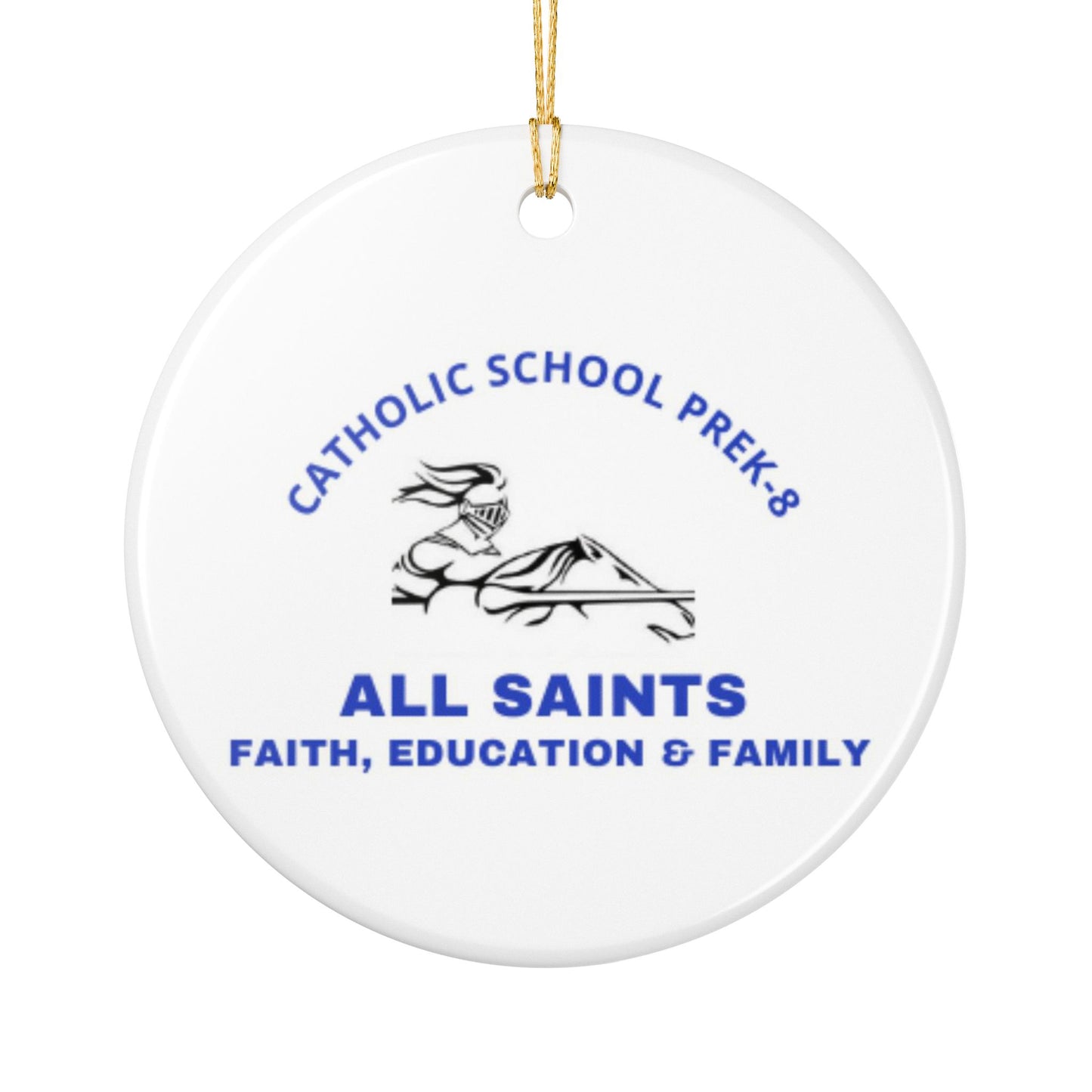 All Saints School - Cresson, PA  Ceramic Ornament