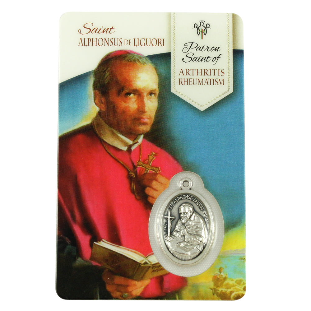 Healing Saint Alphonsus De Liguori Prayer Card