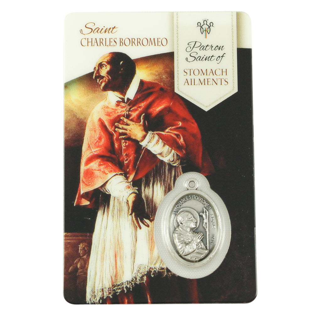 Saint Charles Borromeo Healing Prayer Card