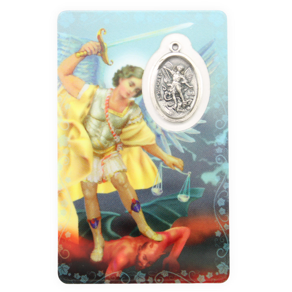 Saint Michael, Prayer Card