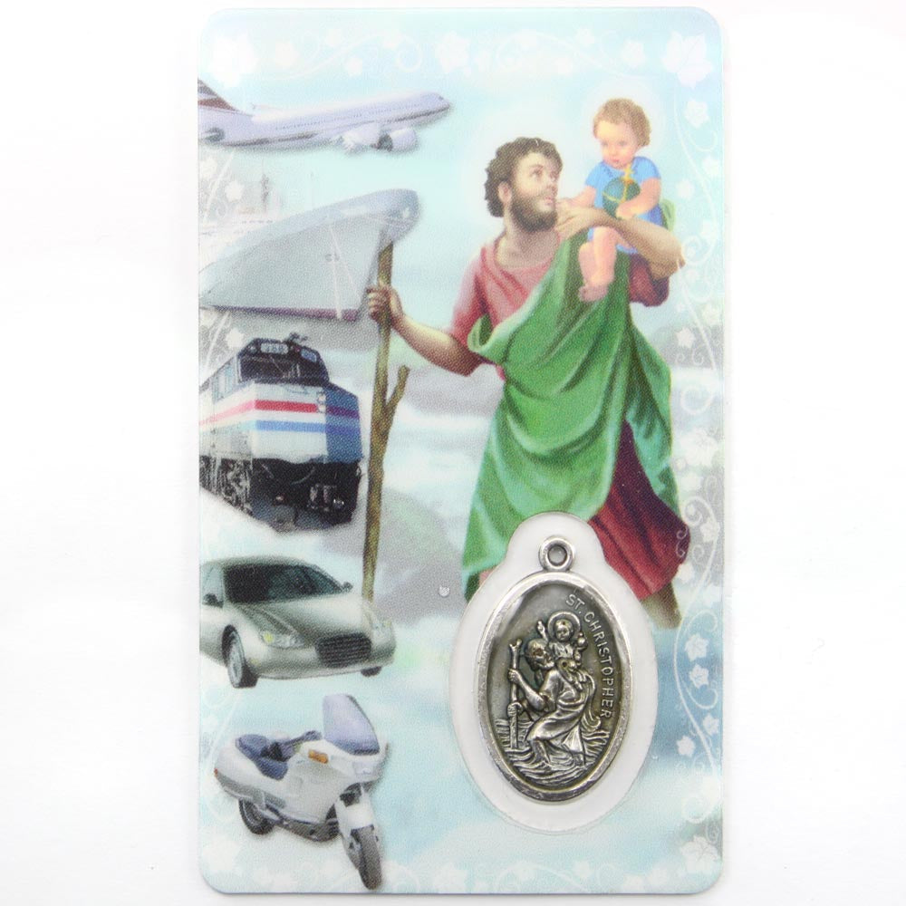 Saint Christopher, Prayer Card