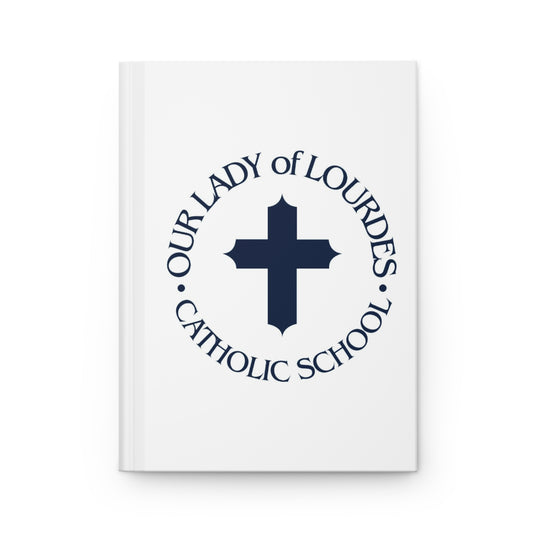Our Lady of Lourdes - Richmond VA  Custom Hardcover Journal – Matte Finish Notebook with School Logo
