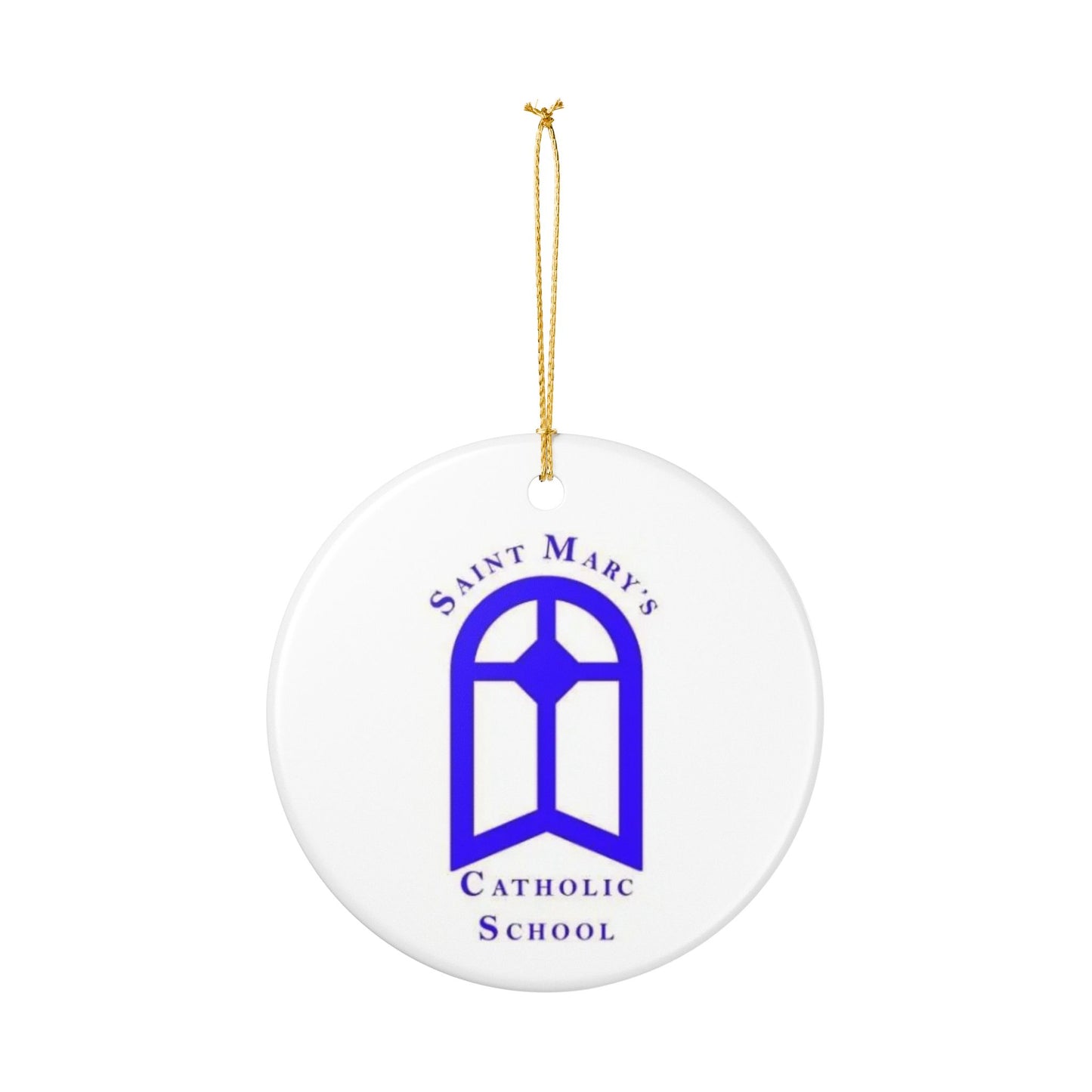 St Mary's Catholic School - Richmond, VA  Ceramic Ornament