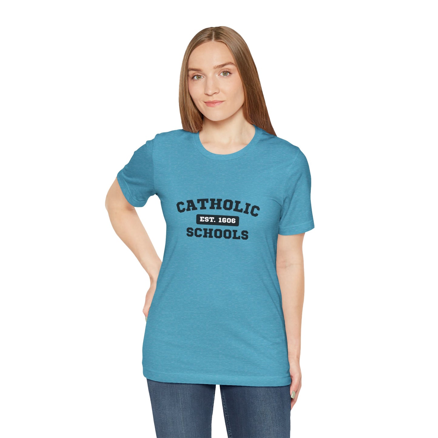 Catholic Schools Established 1606 Tee – Classic Catholic School Spirit T-Shirt