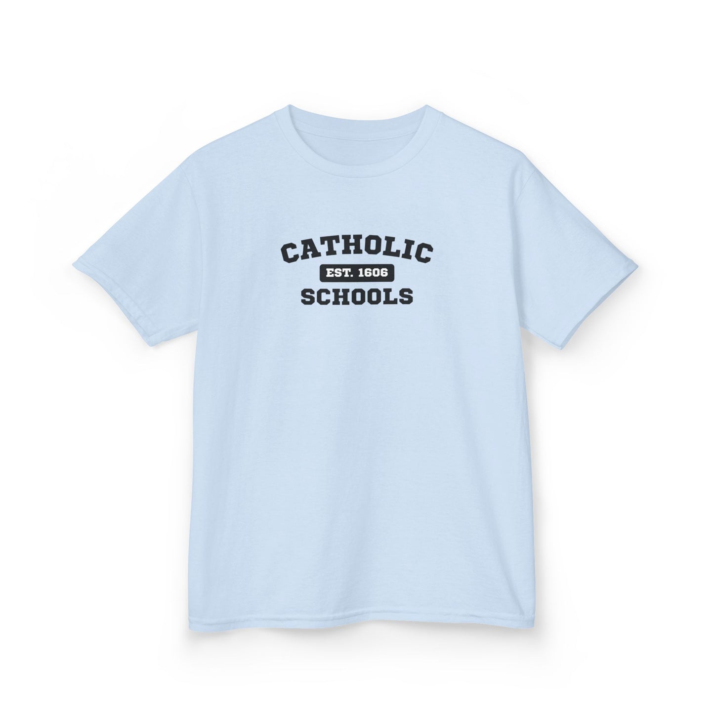 Kids Catholic Schools Tee – Established 1606 – Youth School Spirit Shirt