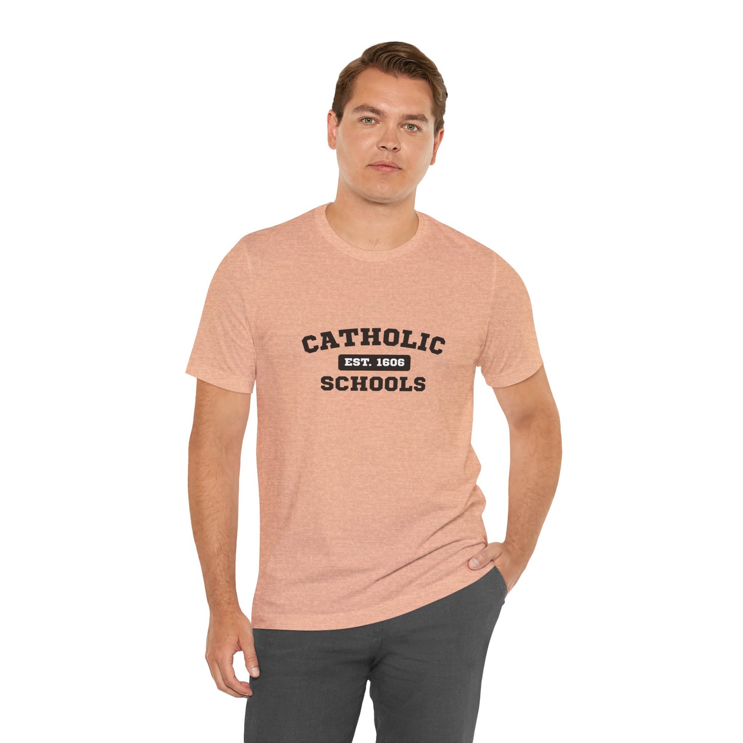 Catholic Schools Established 1606 Tee – Classic Catholic School Spirit T-Shirt