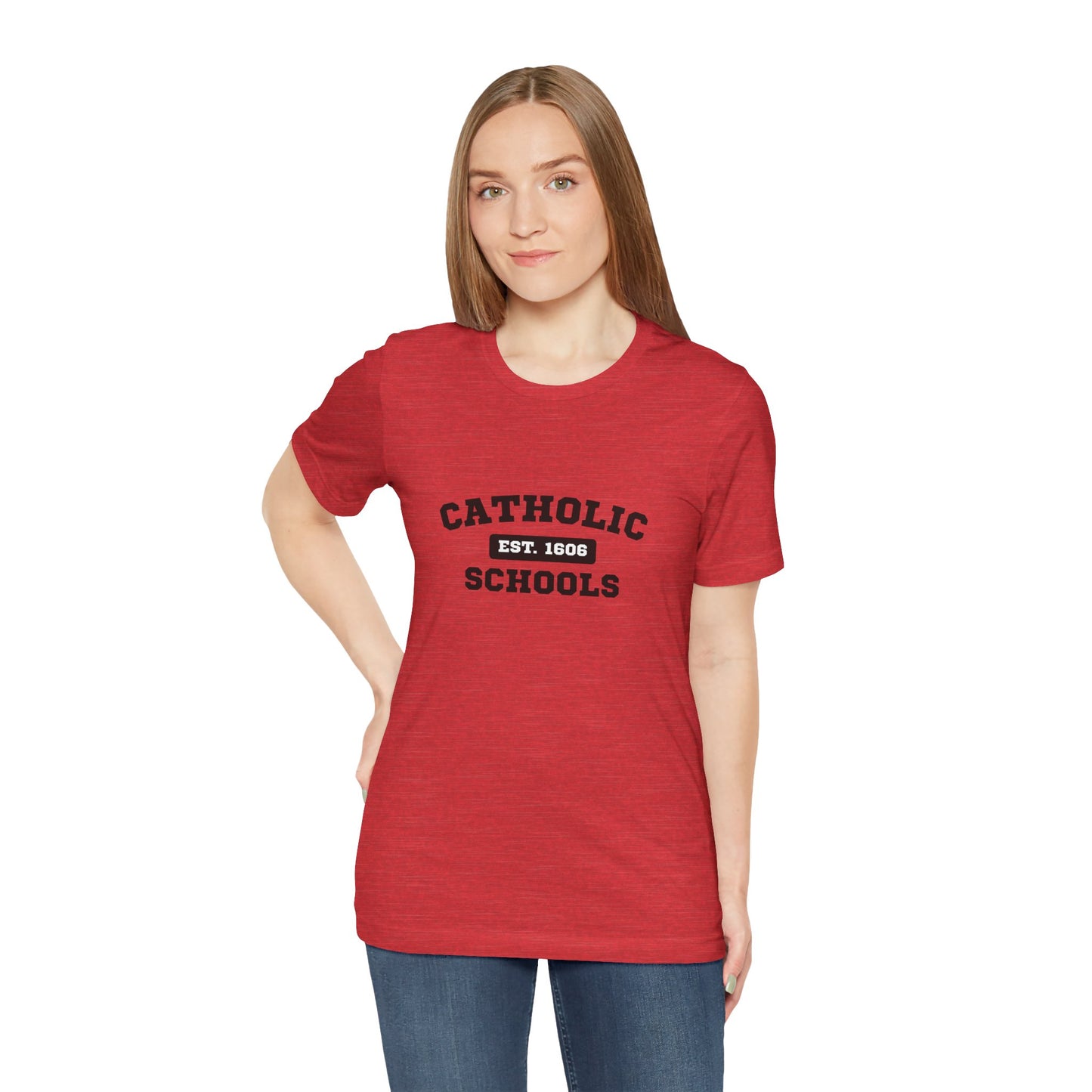 Catholic Schools Established 1606 Tee – Classic Catholic School Spirit T-Shirt