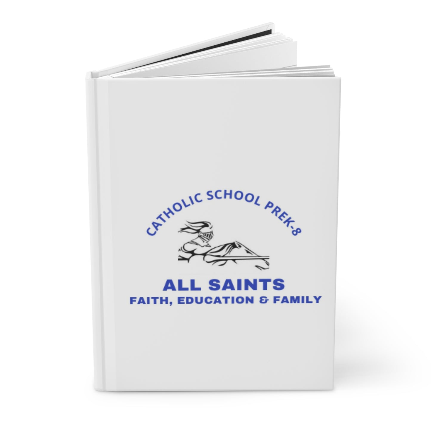 All Saints School - Cresson, PA Custom Hardcover Journal – Matte Finish Notebook with School Logo