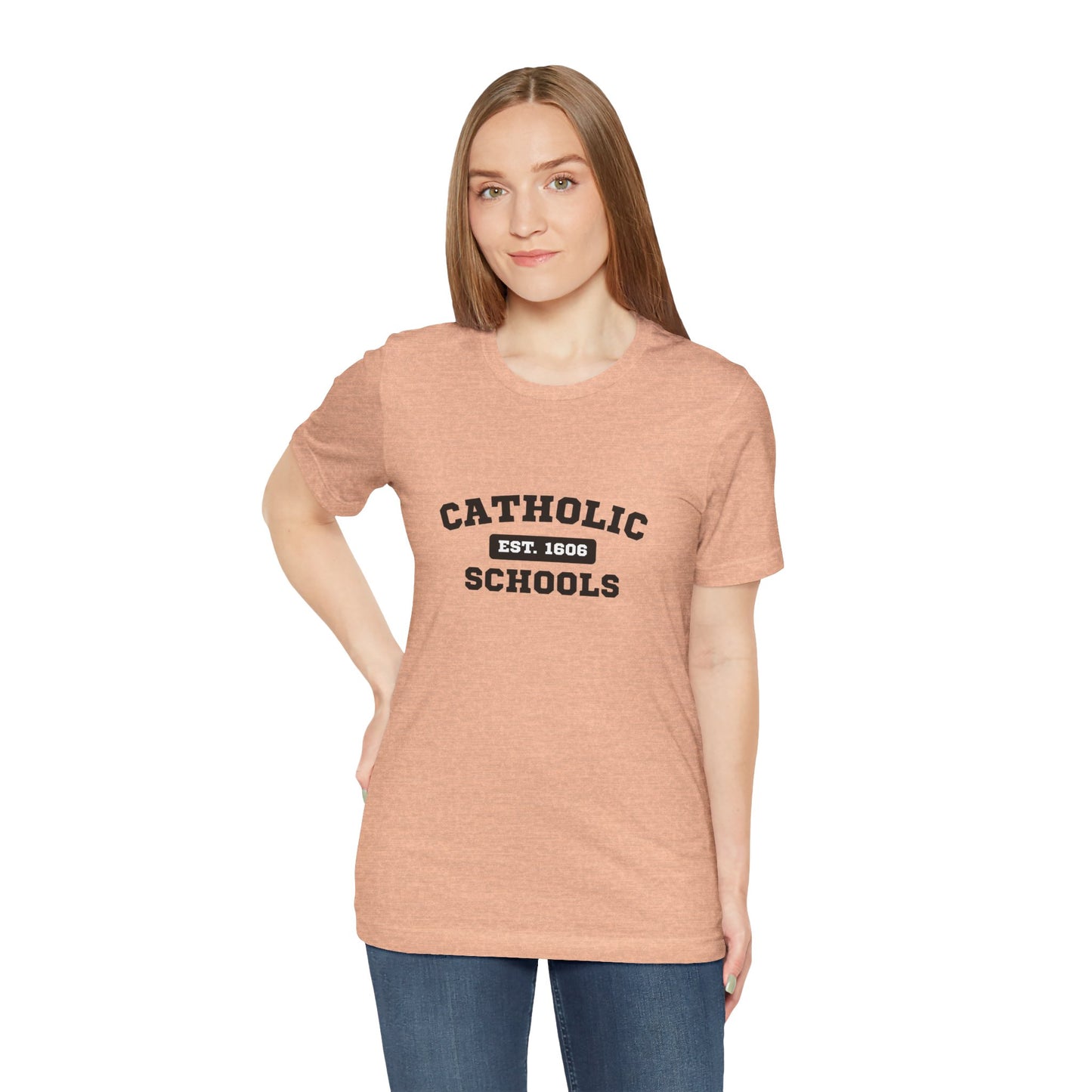 Catholic Schools Established 1606 Tee – Classic Catholic School Spirit T-Shirt