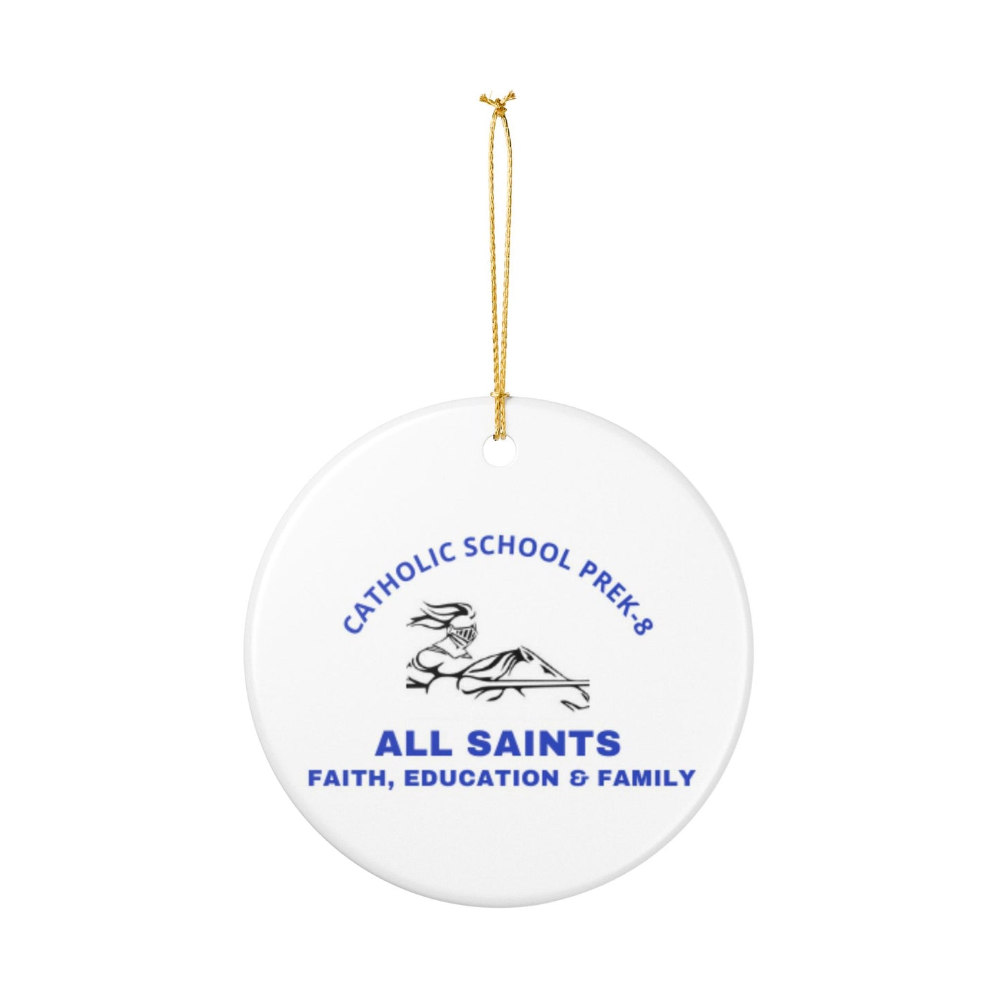 All Saints School - Cresson, PA  Ceramic Ornament