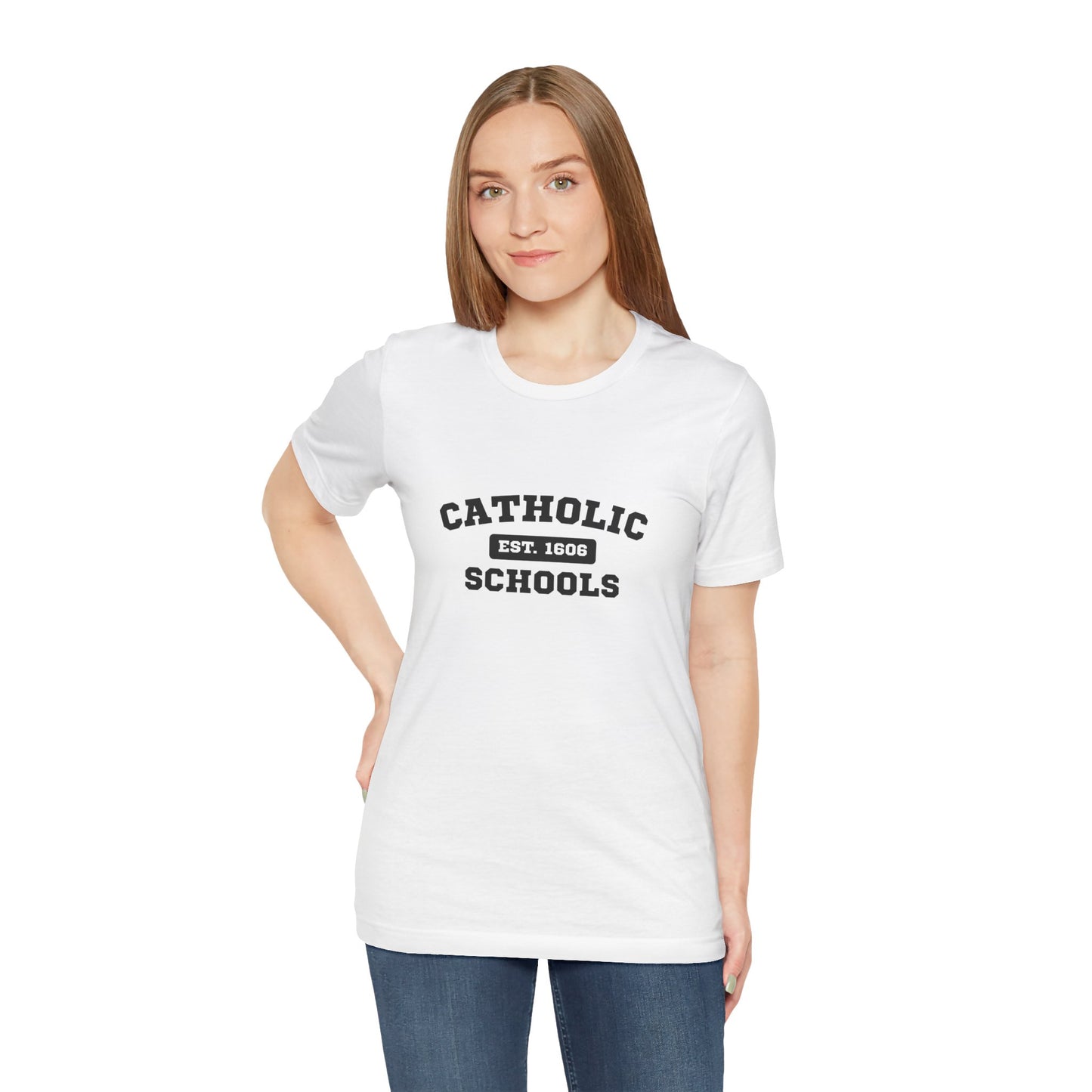 Catholic Schools Established 1606 Tee – Classic Catholic School Spirit T-Shirt